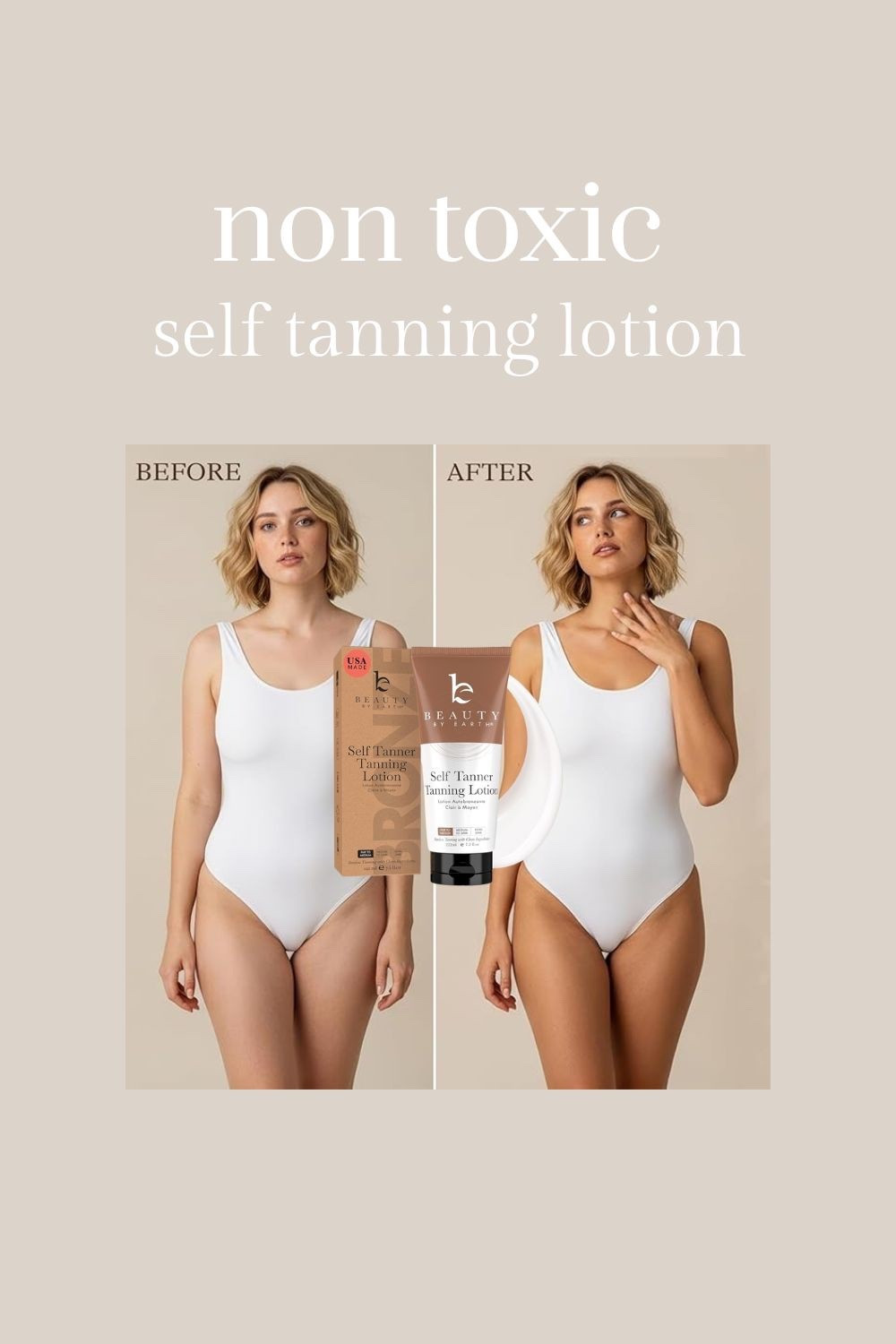 Non toxic self tanning lotion. On sale on amazon for the big spring deals. 

#LTKBeauty #LTKTravel #LTKSeasonal