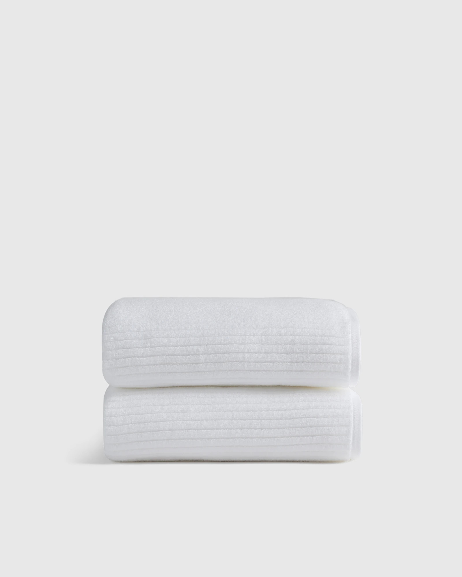 Quince Ribbed Organic Turkish Cotton Bath Towel in Bluestone | Quince