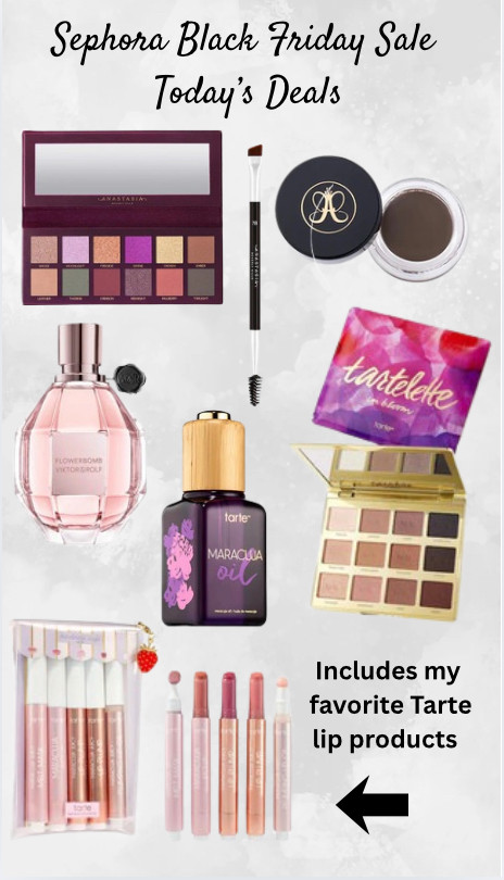 ChatGPT said:
Sephora’s Black Friday deals of the day are here — 30% off Tarte, Anastasia Beverly Hills, and Viktor & Rolf fragrance. Time to treat yourself or grab early gifts!

#SephoraSale #BlackFridayBeauty #Tarte #AnastasiaBeverlyHills #ViktorAndRolf #BeautyDeals 

 #LTKCyberWeek #LTKSaleAlert #LTKBeauty