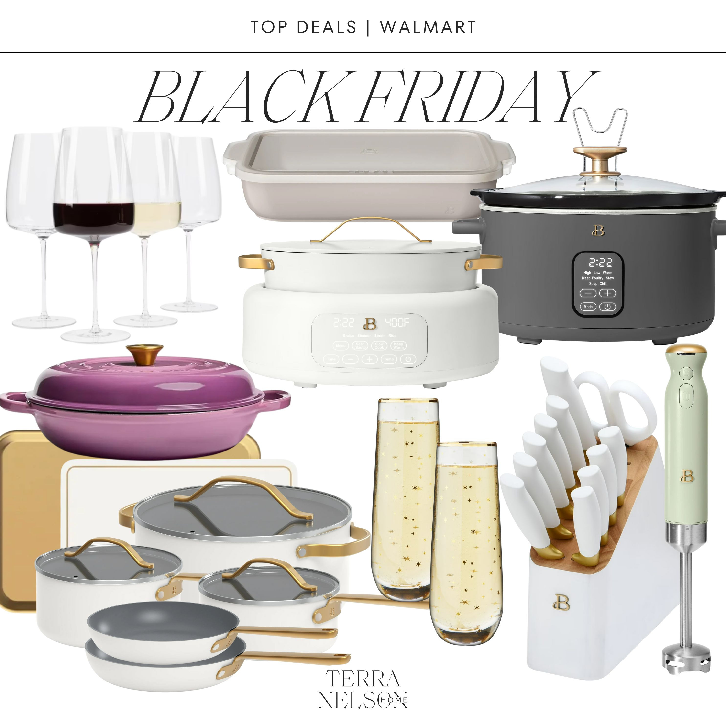 Black Friday Deals from Walmart!
Walmart Black Friday Sale / Walmart Sale / Cast Iron Skillets / Chef’s Knife Sets / Cutting Boards / Dutch Ovens / Stainless Steel Cookware / Spice Racks & Jars / Garlic Presses / Vegetable Choppers / Herb Scissors / Meat Thermometers / Mortar & Pestle Sets / Olive Oil Dispensers / Knife Sharpeners / High-Quality Aprons / Food Storage Containers / Mandoline Slicers / Nonstick Fry Pans / Digital Kitchen Scales / Salad Spinner / Mixing Bowl Sets / Graters & Zesters / Ceramic Bakeware / Saucepan Sets / Cooking Utensil Sets / Bamboo Cutting Boards / Instant Pot
 

 #LTKGiftGuide #LTKHome #LTKSaleAlert