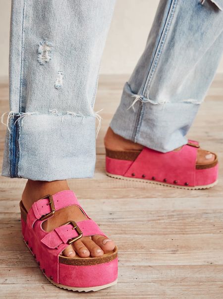 Turn heads in these so bold and statement-making sandals featured in a slip-on style and two-strap design with a chunky flatform sole, studded embellishments, and buckle detailing!


#LTKTravel #LTKStyleTip #LTKShoeCrush