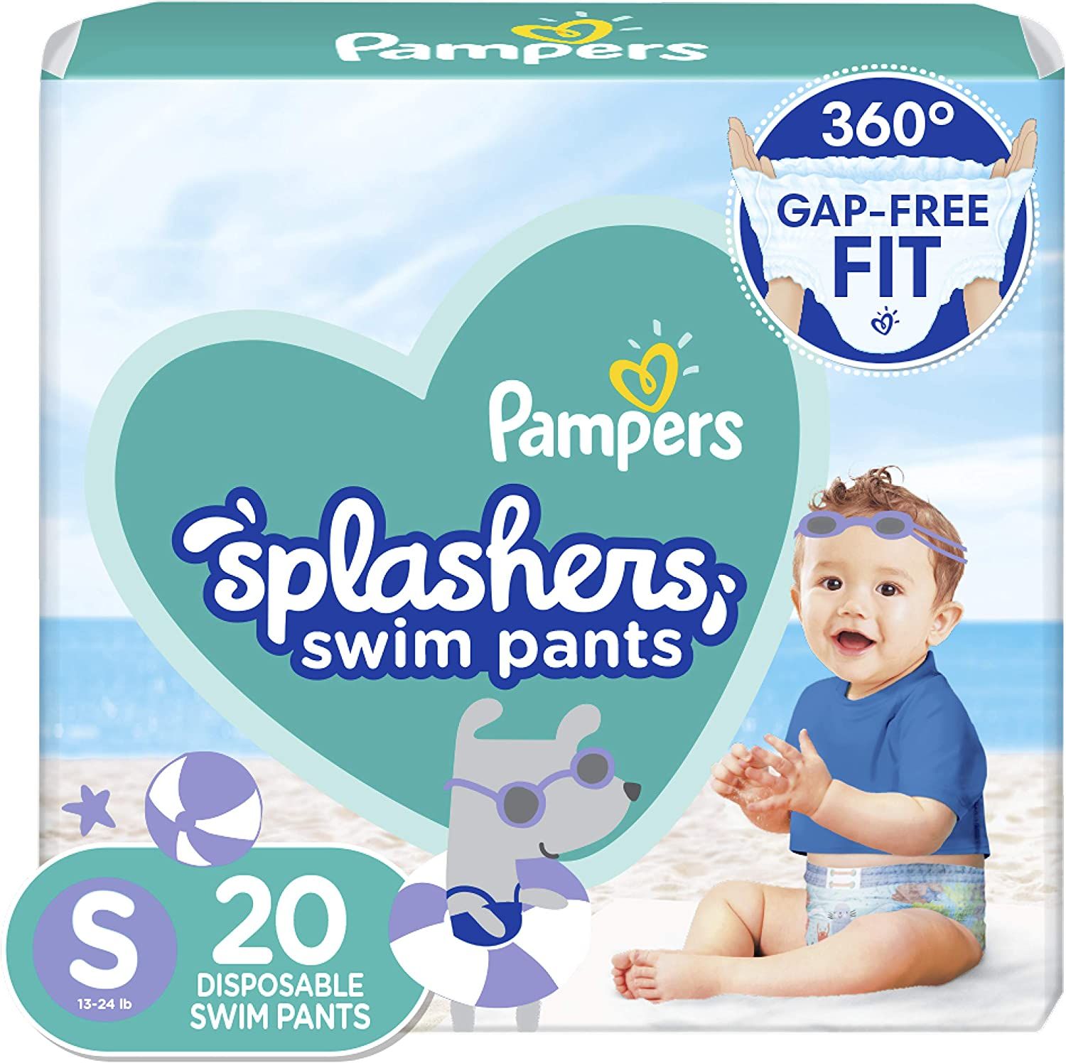 Pampers Splashers Swim Diapers Size S 20 Count | Amazon (US)