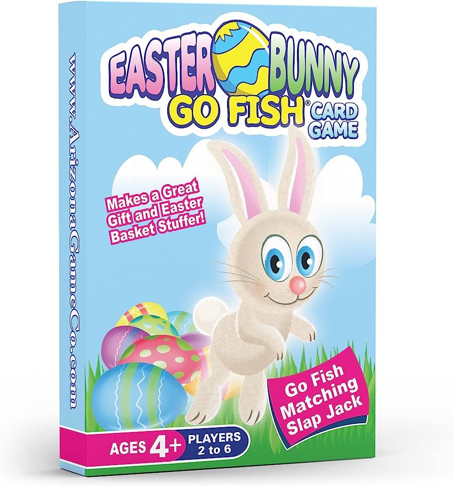 Easter Bunny Go Fish Card Game | Kids Ages 4-9 | Play 3 Fun Games Including Go Fish, Slap Jack & ... | Amazon (US)