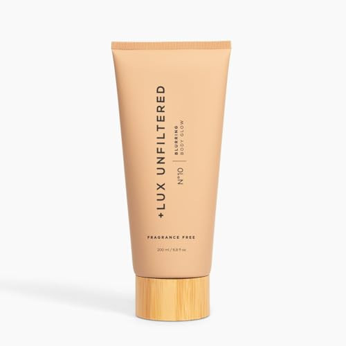 + Lux Unfiltered N°10 Blurring Body Glow Lotion - Instant Body Shimmer Lotion that Blurs Imperfections and Hydrates with Shea Butter, Squalane & Vitamin C - Vegan, Cruelty Free, Fragrance Free | Amazon (US)