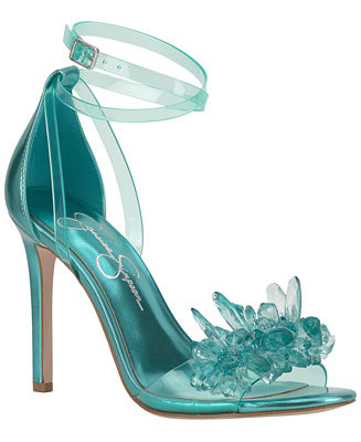 Jessica Simpson Women's Janivah Ankle Wrap Stiletto Sandals - Macy's | Macy's