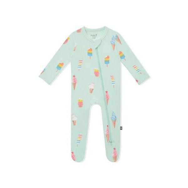 Kyte Baby Zippered Footie Pajamas Baby Newborn Mint Ice Cream | Scheels Sports