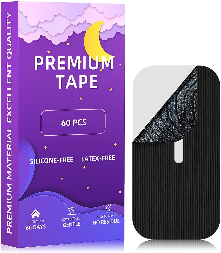 60 Pack Sleep Aid Comfort Patches, Better Than Bulky Mouth Guard, Stop Mouth Breathing at Night, ... | Amazon (US)