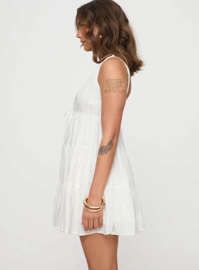 Dipsie Mini Dress White | Princess Polly US