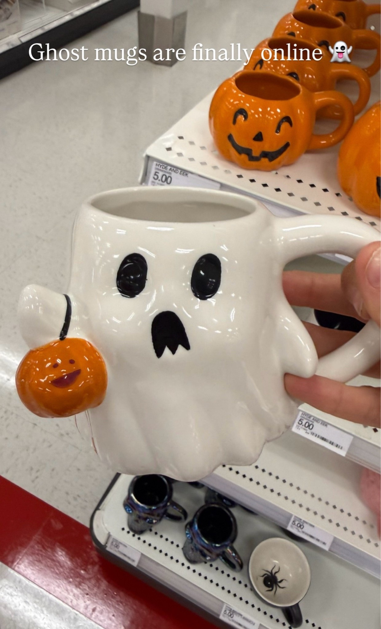 Ghost mugs
Target mugs

#LTKdayinmylife #LTKmomlife #LTKSeasonal
