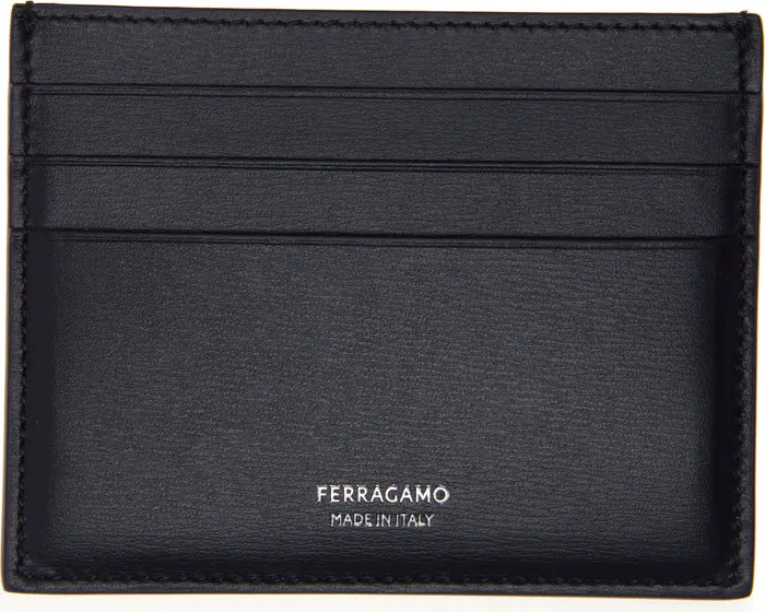 FERRAGAMO Classic Leather Card Case | Nordstrom | Nordstrom