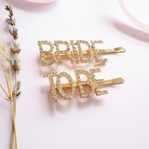 Bride to Be Bobby Pin Two Pieces Bride to Be Hair Slide - Etsy | Etsy (US)