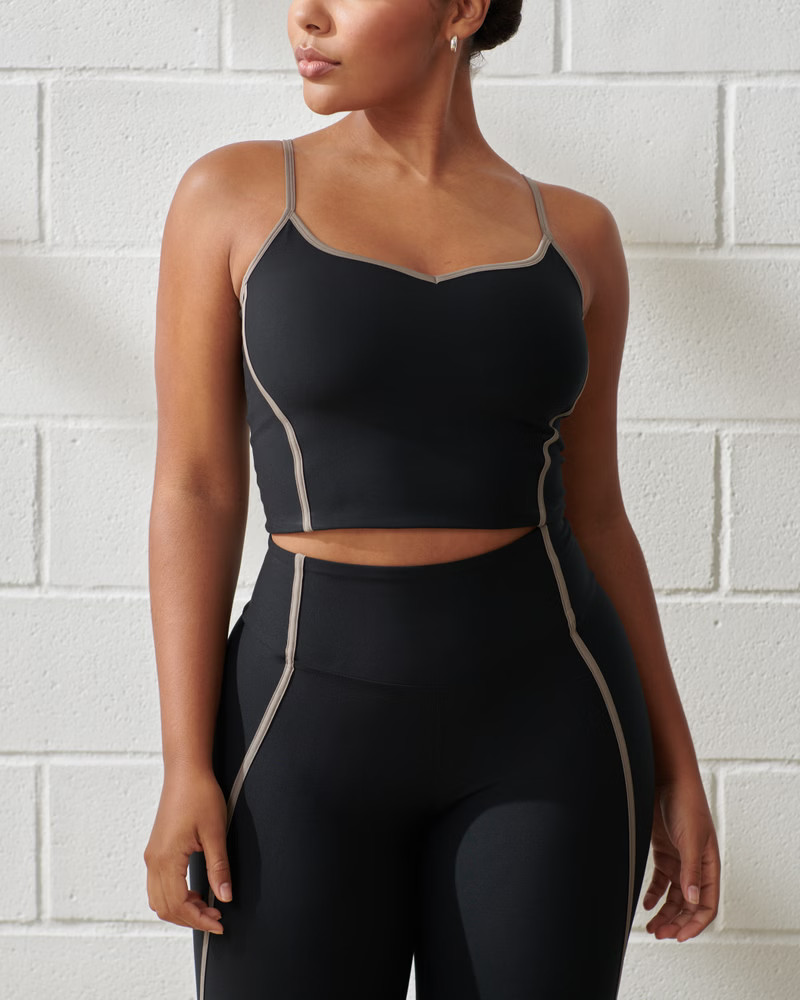 YPB sculptLUX Sweetheart Slim Tank | Abercrombie & Fitch (US)