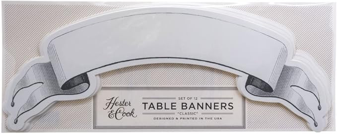 Kitchen Papers Table Banners Set 12 American Made | Amazon (US)