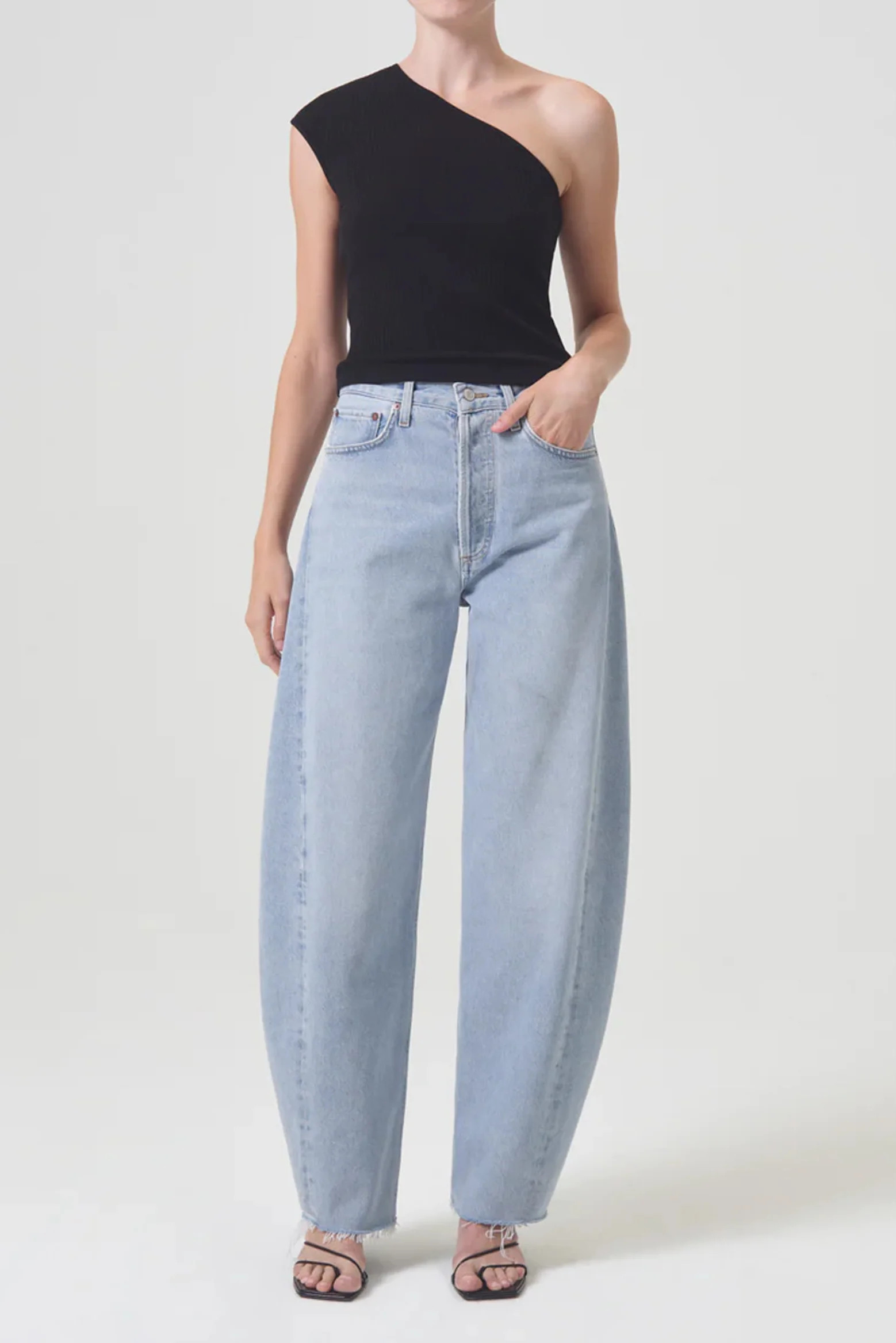 luna high rise pieced jean | The New Trend (Australia & New Zealand)