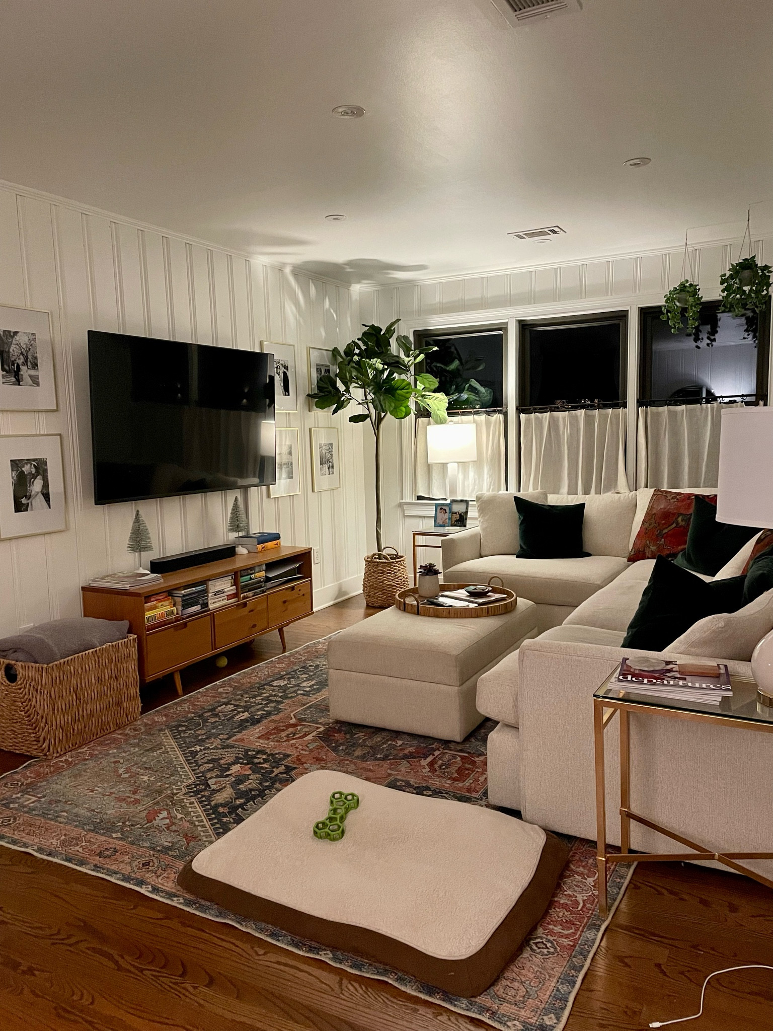 My favorite room in the house. Living room. Family room. TV room. Sectional. Midcentury modern. Wayfair. Cozy. LTKHome. LTKfamily 

#LTKSeasonal #LTKHoliday #LTKhome