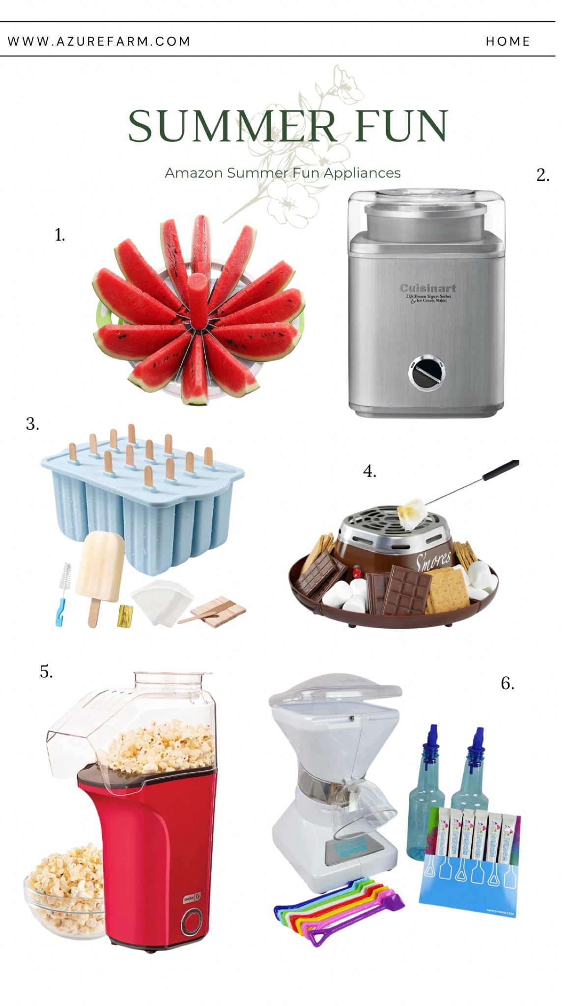 Who’s ready for summer fun and treats? Grab these fun appliances on Amazon! 



#LTKHome #LTKSeasonal #LTKFamily