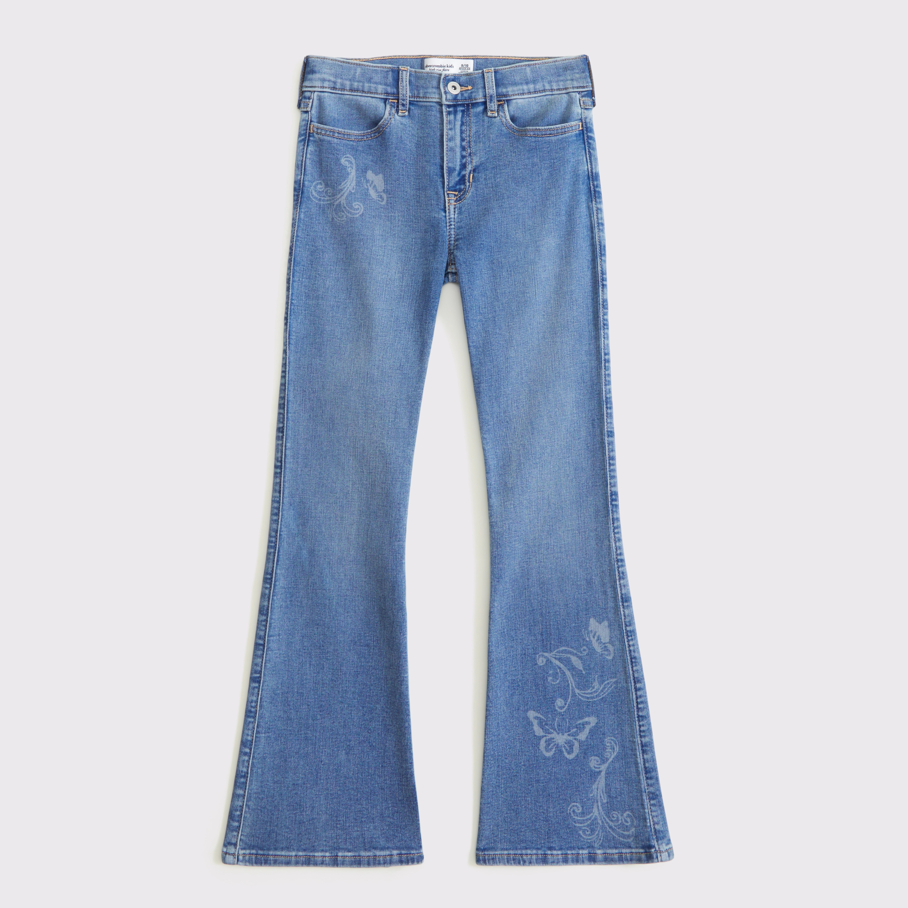 high rise flare jeans | Abercrombie & Fitch (US)