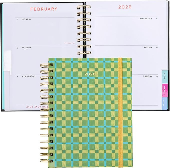 ban.do 12-Month Medium Daily and Weekly Planner Dated January 2026 - December 2026, Hard Cover Se... | Amazon (US)