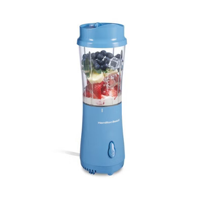 Hamilton Beach Personal Blender with Travel Lid Tranquil Blue 51172 | Target