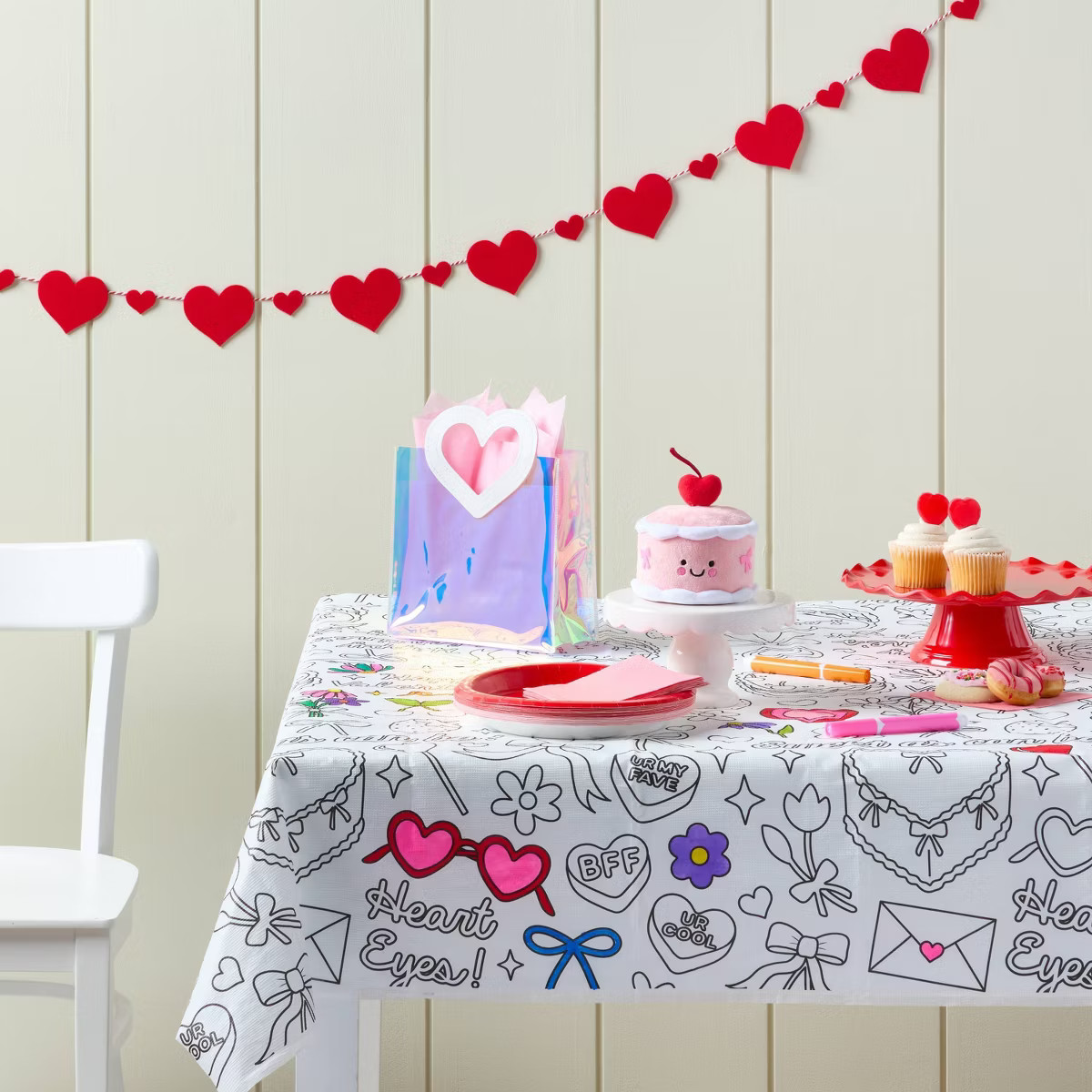 Valentine's Day Clear Reusable Gift Bag with Heart Handle - Spritz™ | Target