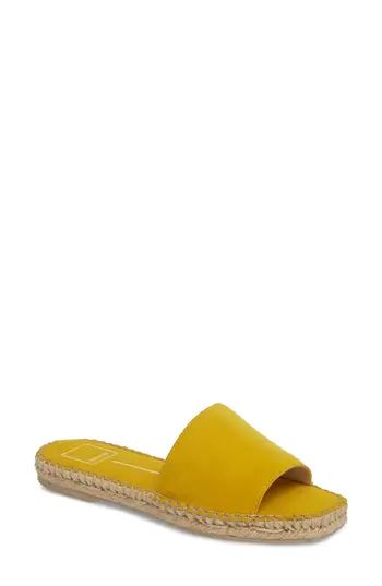 Women's Dolce Vita Bobbi Espadrille Slide Sandal, Size 6 M - Yellow | Nordstrom
