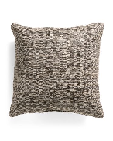 22x22 Outdoor Marled Woven Pillow | TJ Maxx