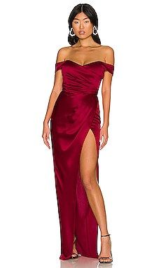 SAU LEE x REVOLVE Gwyneth Gown in Crimson from Revolve.com | Revolve Clothing (Global)