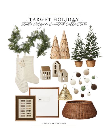 target studio McGee curated holiday collection - love the art & these trees! velvet ornaments come in & out of stock bestseller!

#LTKfindsunder50 #LTKhome #LTKHoliday