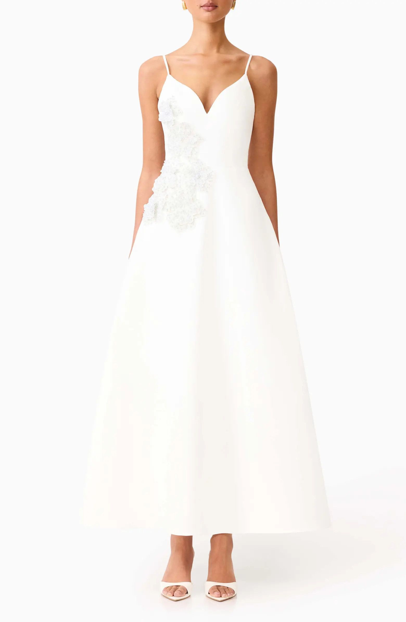 Elliatt Stella Floral Embellished A-Line Gown | Nordstrom | Nordstrom