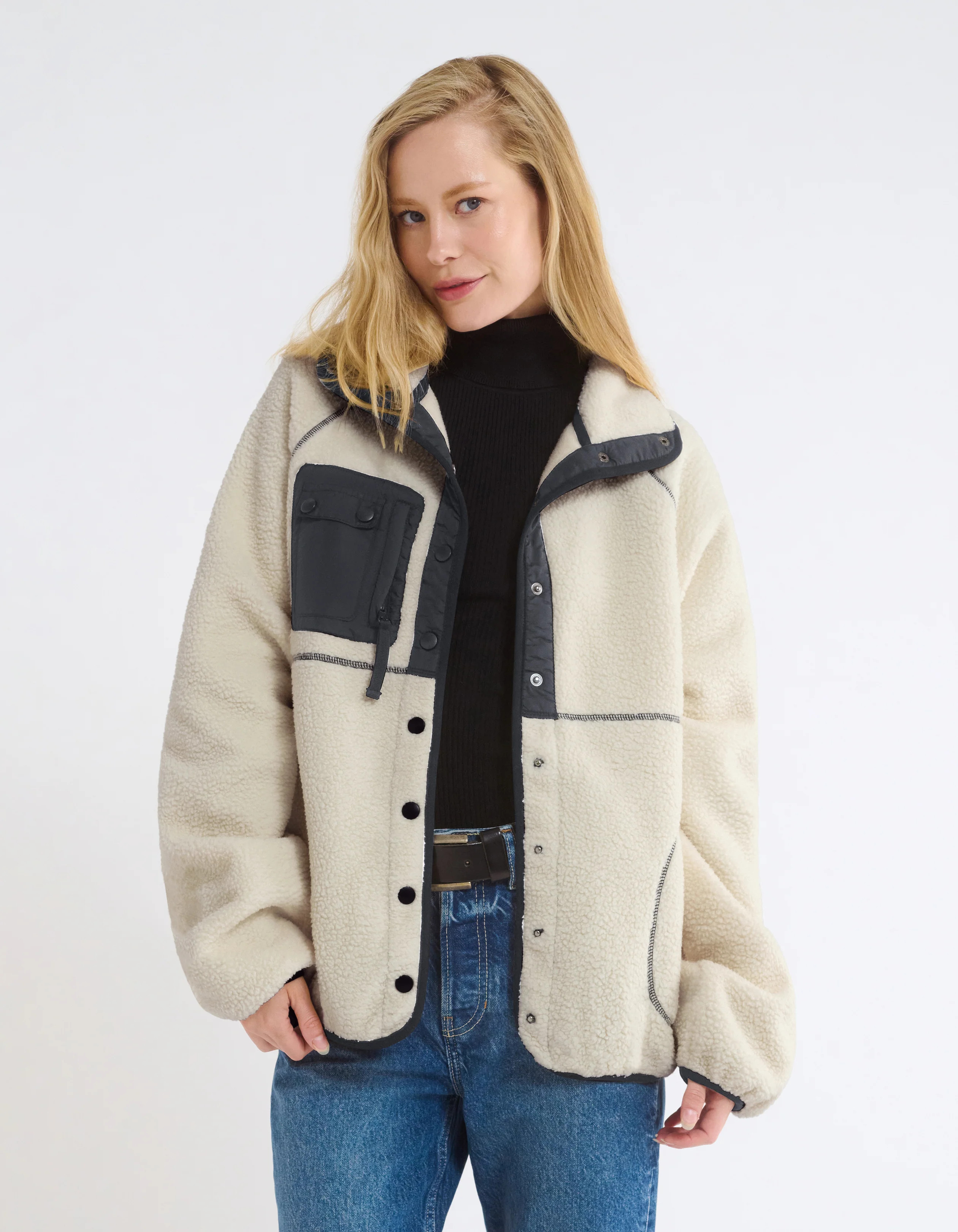 Aprés Sherpa Jacket | Ecru | Rumored