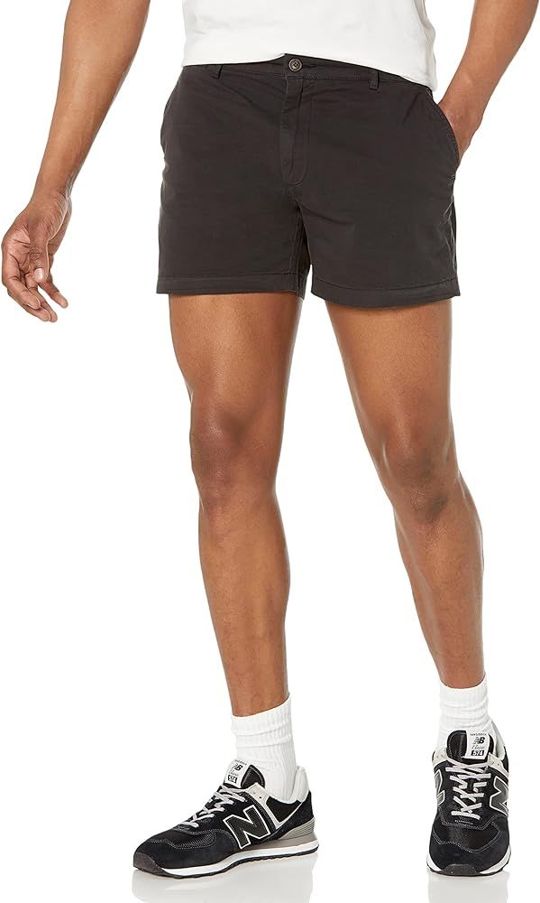 Amazon Essentials Men's Slim-Fit 5" Flat-Front Comfort Stretch Chino Short (Previously Goodthread... | Amazon (US)