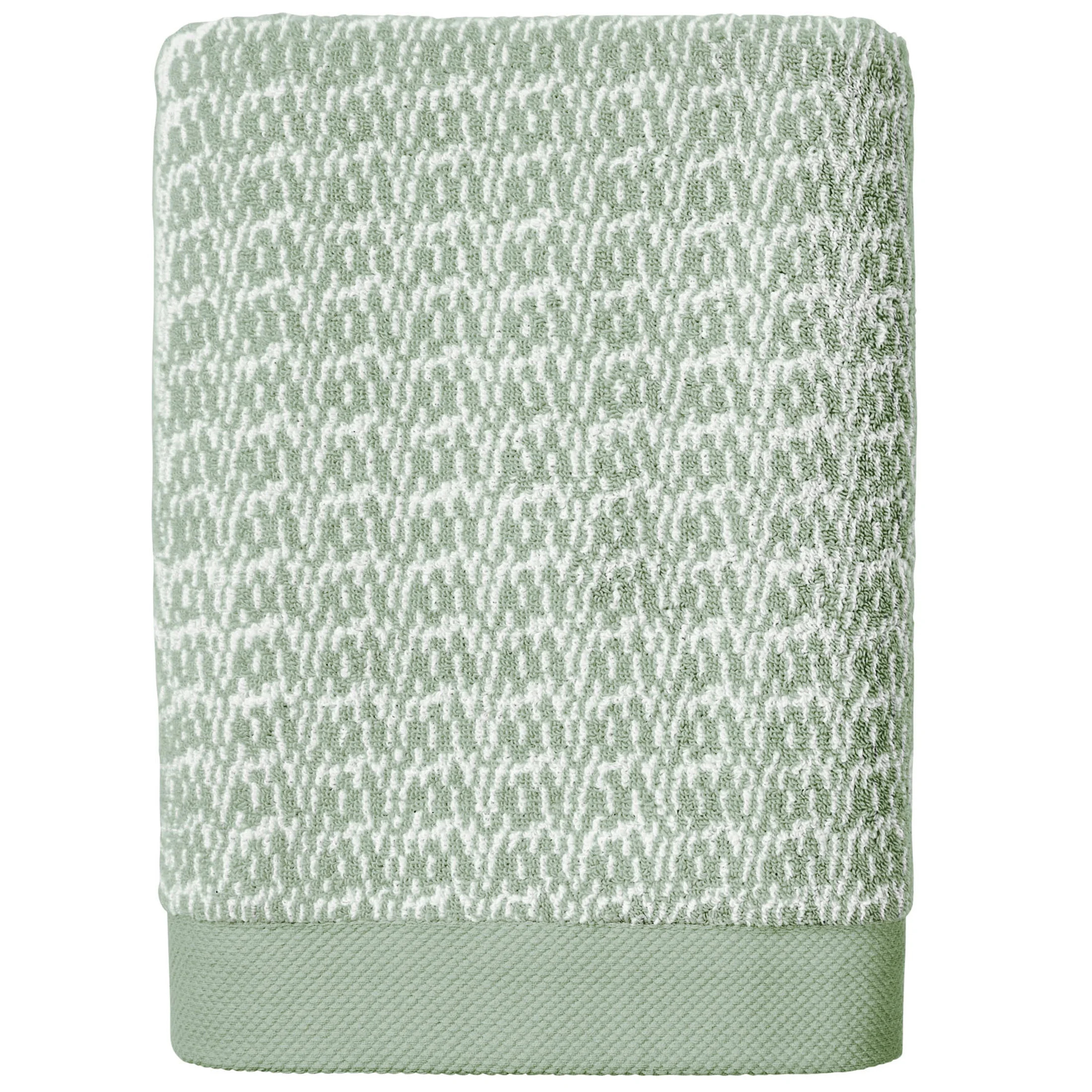Better Homes & Gardens Signature Soft Cotton Mélange Bath Towel, Green River | Walmart (US)