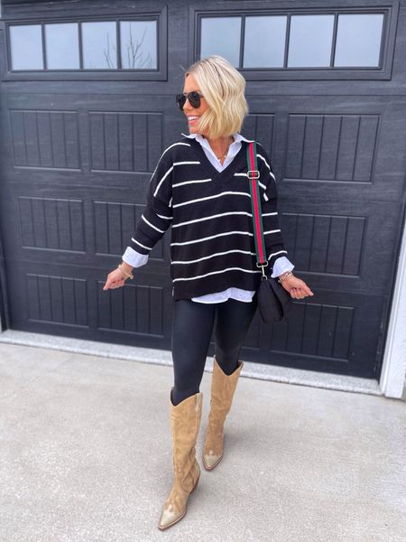 Started Sunday off right with a good brunch and watched the snow fall!!! My entire outfit is all on sale!
Sweater medium
White top small
Leggings small petite
Boots sized up 1/2 size 

#LTKsalealert #LTKstyletip #LTKCyberWeek