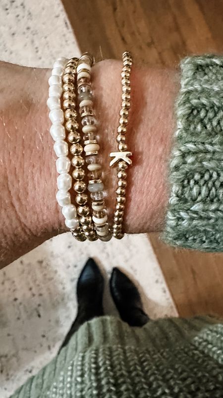 Love this little stack. It’s the one I wear every day! Each one is only $10  

#LTKfindsunder50 #LTKGiftGuide #LTKstyletip