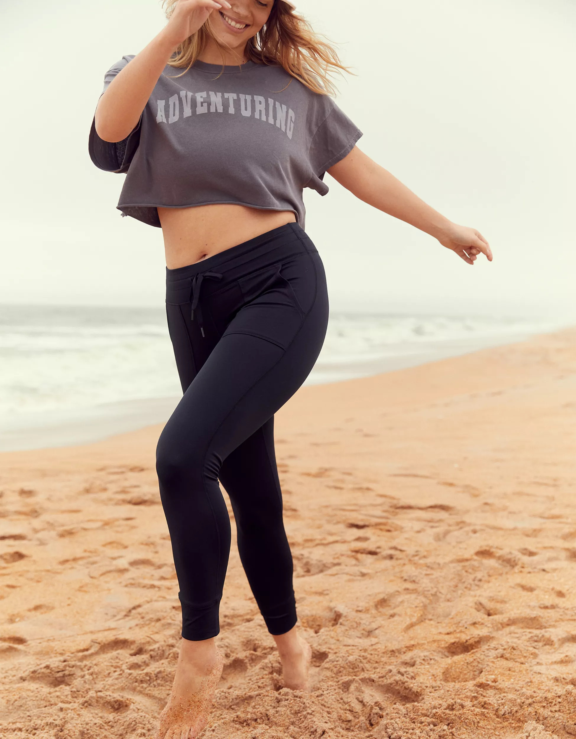 OFFLINE Warmup Drawcord Legging | American Eagle Outfitters (US & CA)