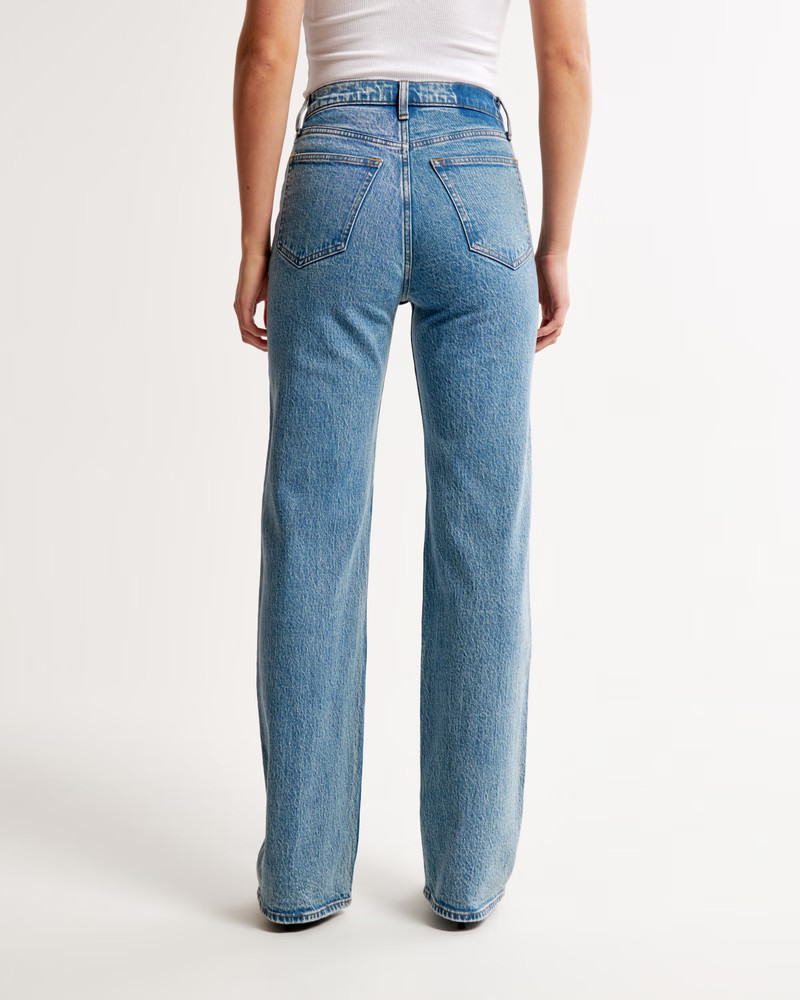 Women's High Rise 90s Relaxed Jean | Women's Bottoms | Abercrombie.com | Abercrombie & Fitch (US)