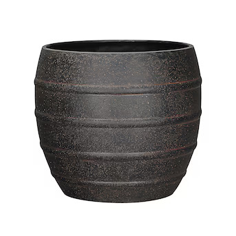allen + roth Round 10.51-in W x 10.51-in L Bronze Resin Indoor/Outdoor Planter Lowes.com | Lowe's