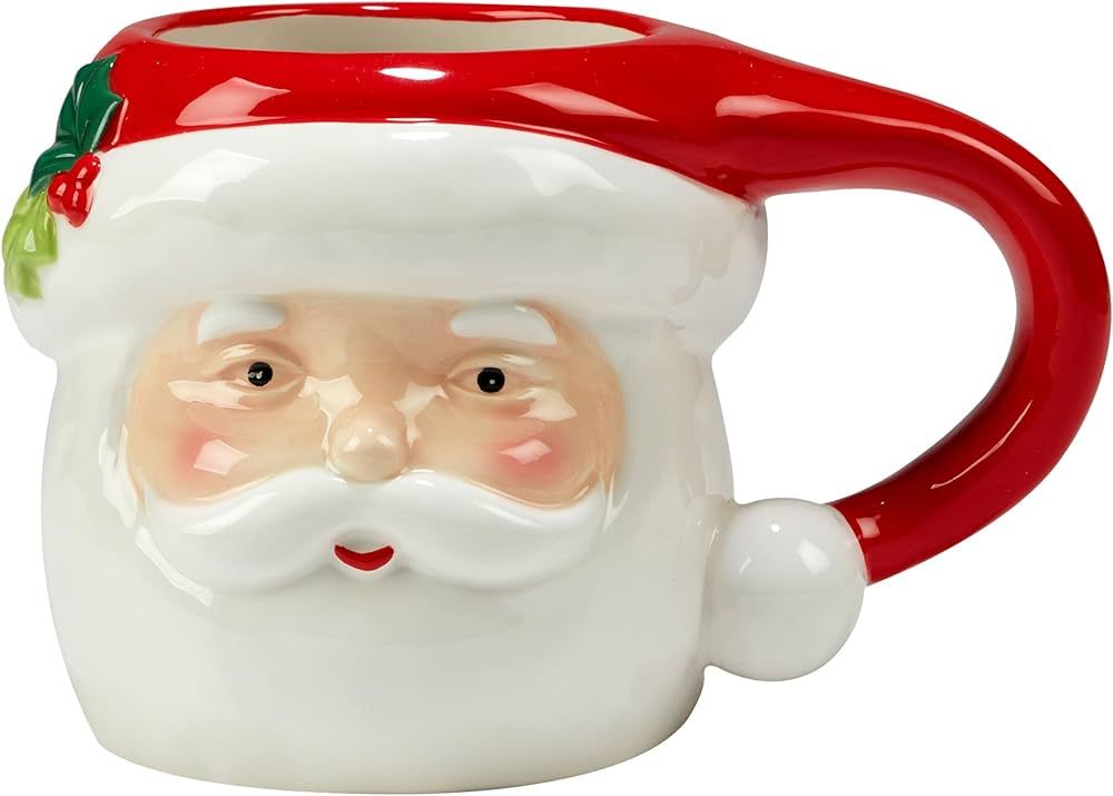 Certified International Holiday Magic Santa 20 oz. Mugs, Set of 4 | Amazon (US)