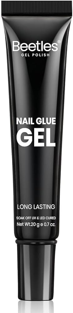 Beetles Nail Glue Gel Hands-Free, 20g Tipex Solid Nail Glue Gel for Acrylic Nails Extension, Pres... | Amazon (US)