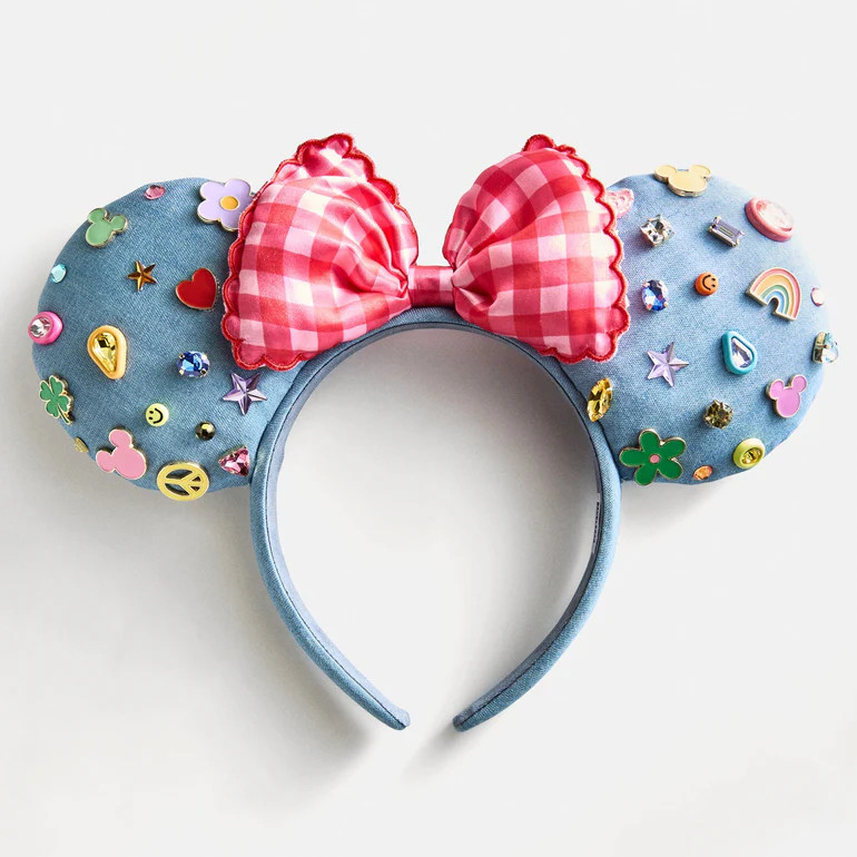 Disney Minnie Mouse Denim Ears Headband - Minnie Mouse Denim Ears | BaubleBar