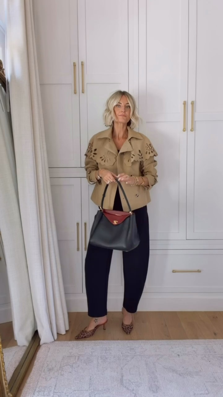 Would you believe me if I told you this jacket was Amazon?! I love the eyelet details on the collar! Wearing S in jacket & XS in pants!

Loverly Grey, fall fashion, fall outfit inspo, black pants, barrel pants, trench coat, fall jacket, fall workwear, chic looks

#LTKSeasonal #LTKootd