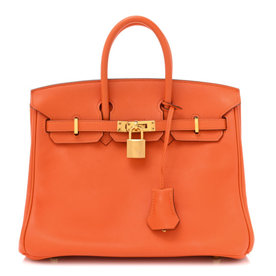 Hermes Swift Birkin 25 Orange | FASHIONPHILE (US)
