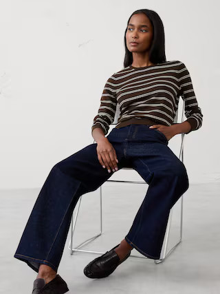 Forever Striped Sweater | Banana Republic Factory