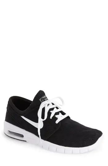 Men's Nike 'Stefan Janoski - Max Sb' Skate Shoe, Size 11 M - Black | Nordstrom
