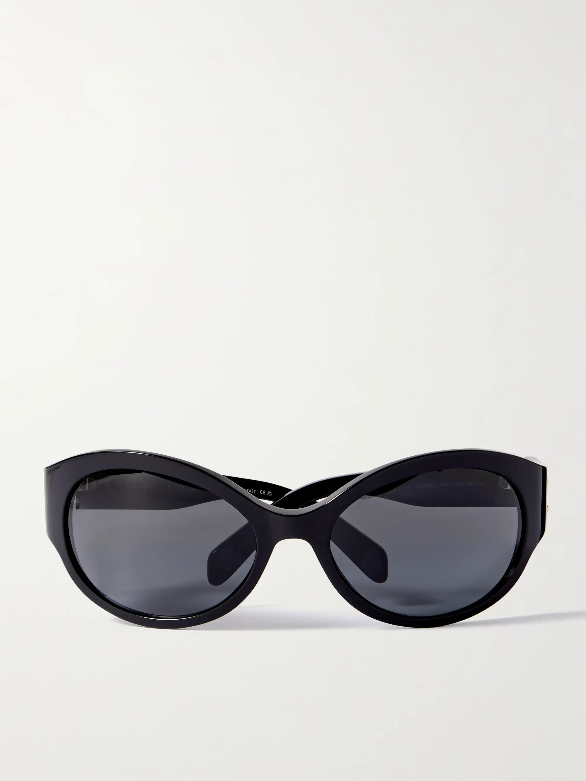 Triomphe oversized round-frame acetate sunglasses | NET-A-PORTER (US)