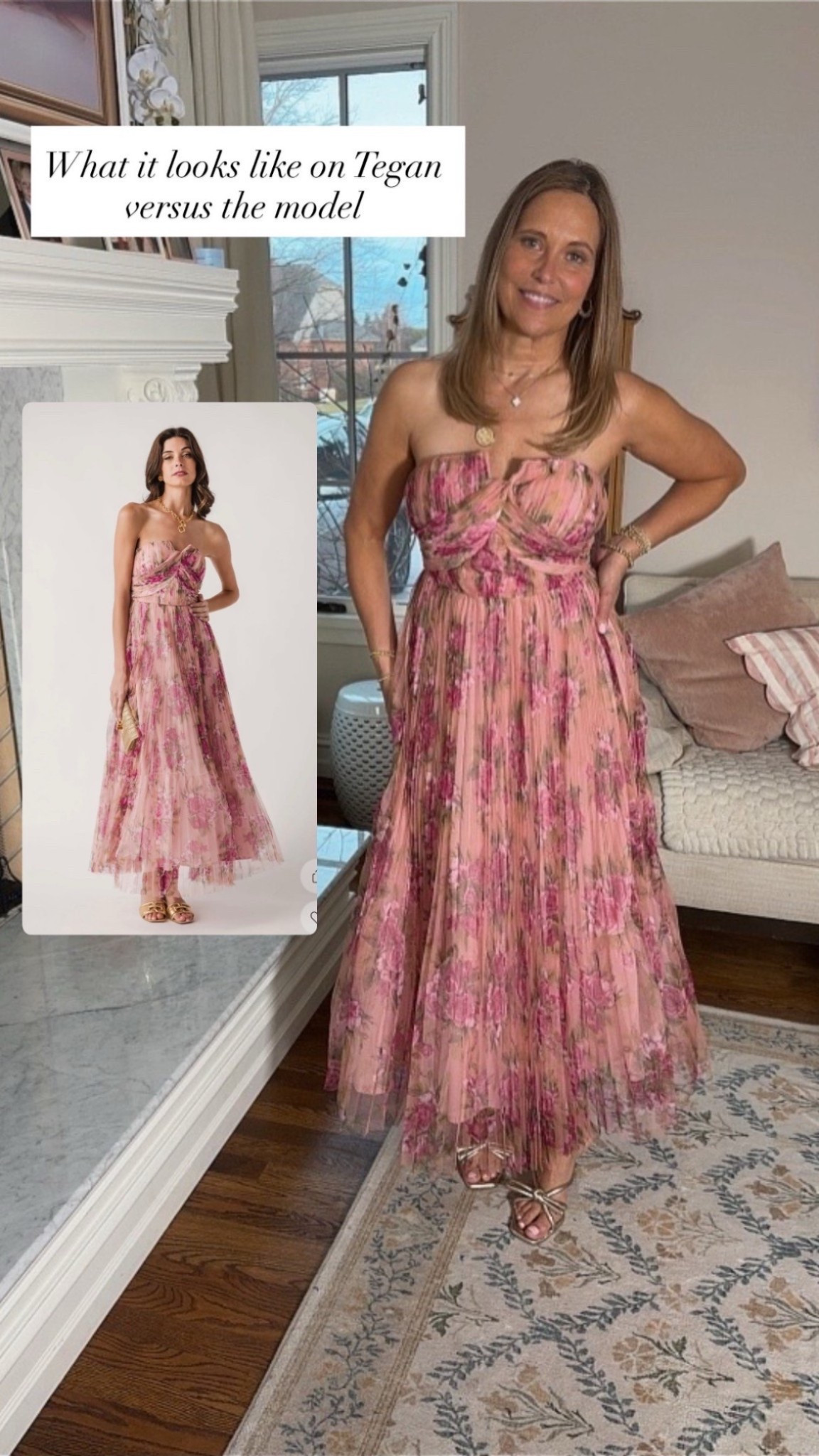 Use our code TANDT20 for a discount on this stunning dress! 
M

#LTKSaleAlert #LTKWedding #LTKOver40