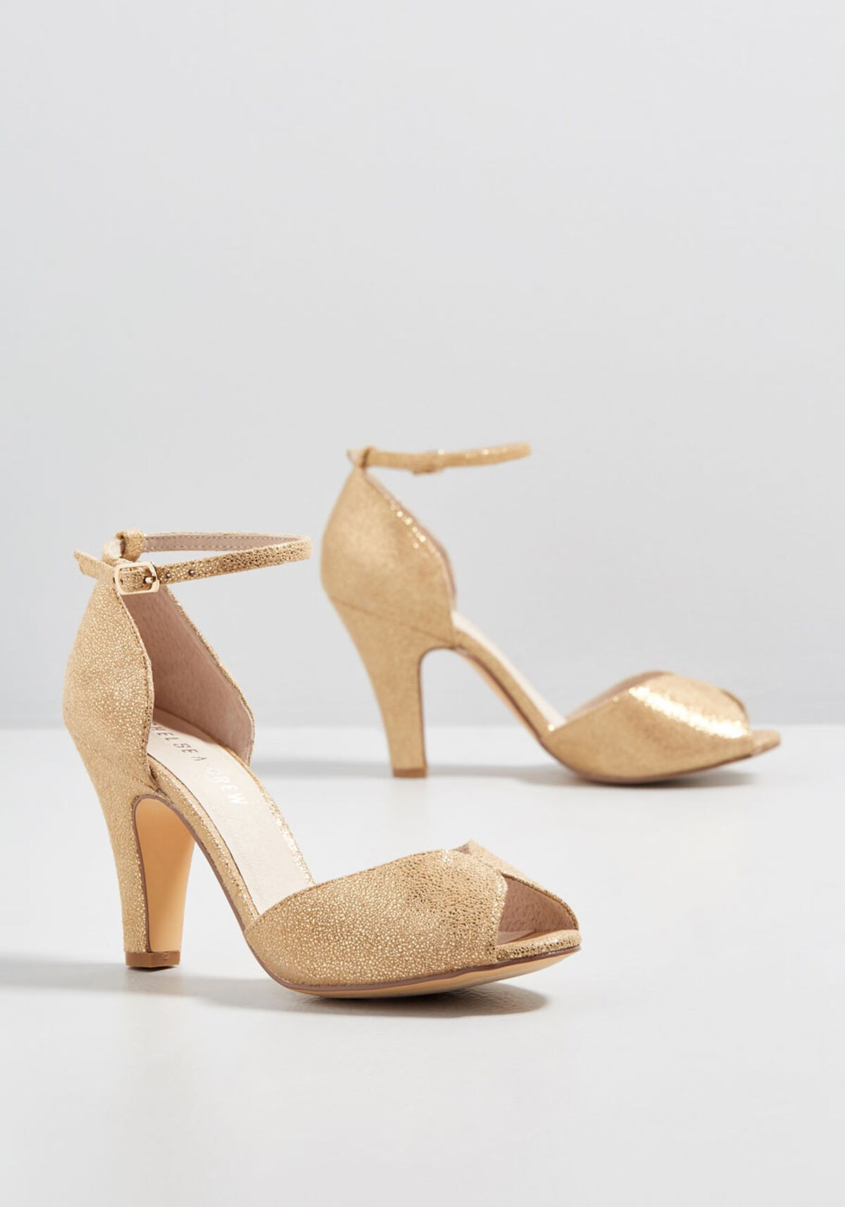 Fine Dining Metallic Heel | Modcloth