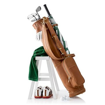 Leather Sunday Golf Bag | Mark and Graham