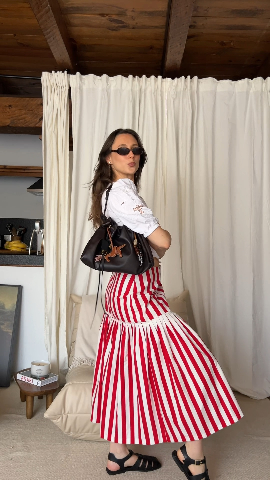 Stripes 🍒🍎🍓🍉 #summertrends #summeroutfit