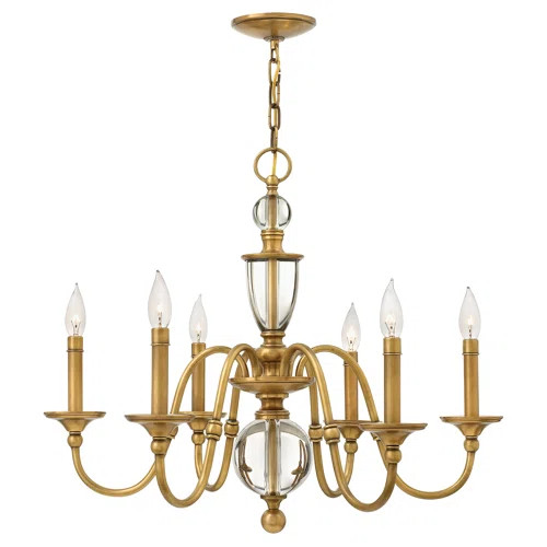 Visual Comfort Studio Hanover 5 - Light Candle Style Classic / Traditional Chandelier by Chapman ... | Wayfair North America